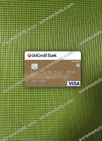 Germany UniCredit Bank VISA Credit Card photolook front